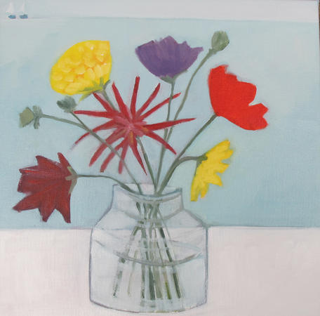 Dahlias from apple day