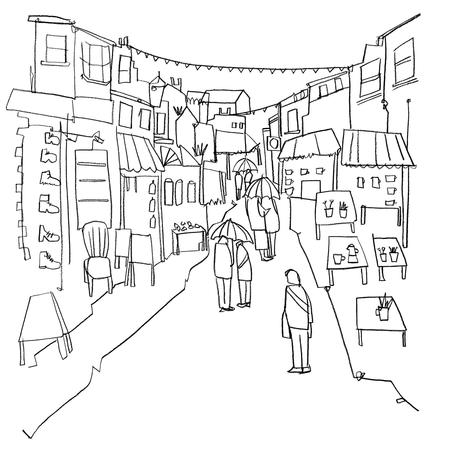 Rainy day in Brighton 