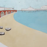 Mackerel on the beach