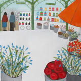 Blue Flowers in Borough Market