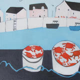 crabs on the harbourside