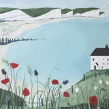 Poppies and Coast Guard Cottage