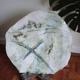 Porcelain Hollow Dish and Stand