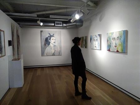 Women of a Nervous Disposition exhibition - solo show 2nd February- 28th March 2018, Attenborough Arts Centre Leicester.