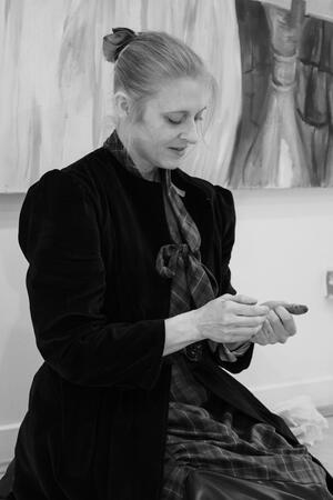 Anette Foster as Camille Claudel -Lace Market Gallery , NCN, Nottingham May 2017