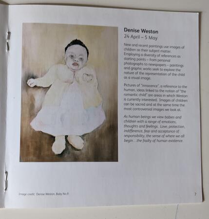 Publicity 2006 1851 Gallery , Nottingham Trent University, Future Factory