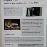 Women of a Nervous Disposition exhibition information panel April 2017