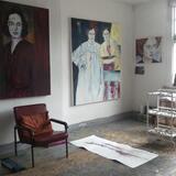 in my studio - Women of a Nervous Disposition  May 2017