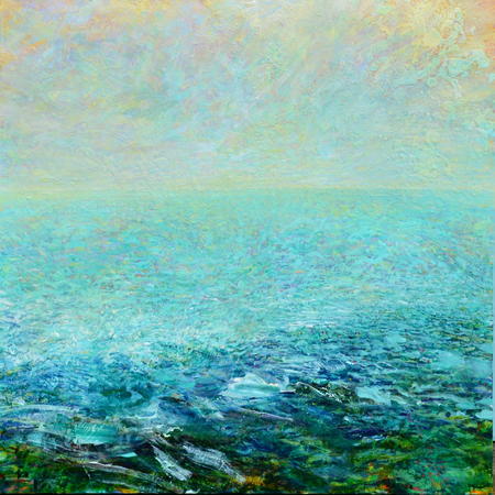 summer light sea