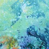 coral and green aqua