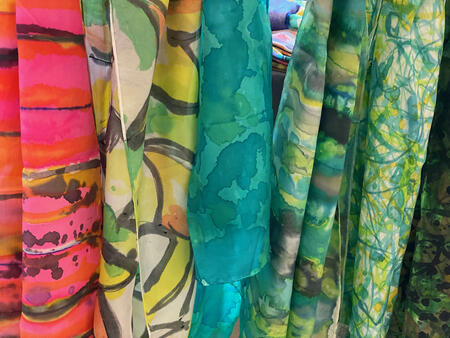 Silk scarves