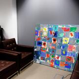 due to the printing process