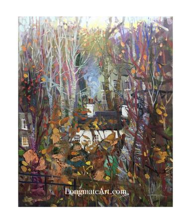 Through the trees, Millers Dale 