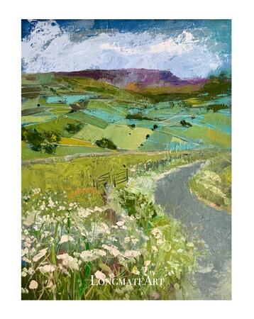 View to great Longstone Wardlow 