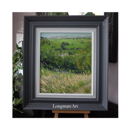 Path to Chelmorton Derbyshire.