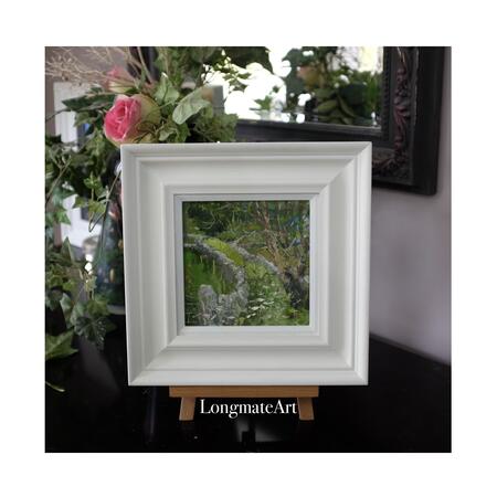 Overgrown path to Chelmorton Derbyshire.