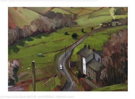 Looking up the valley