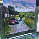 Oil sketch Holmfirth