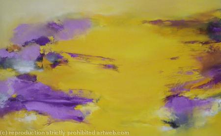 Cadmium Yellow and Violet