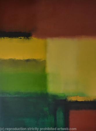 Colourfields Golden Brown,Yellow,Green 