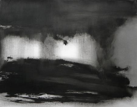 Abstraction in Monochrome Light  in the Darkness 2