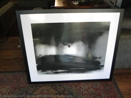 Abstraction in Monochrome Light in the Darkness 2