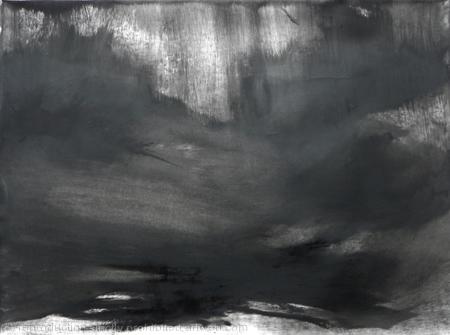 Abstraction in Monochrome Light in the Darkness #9