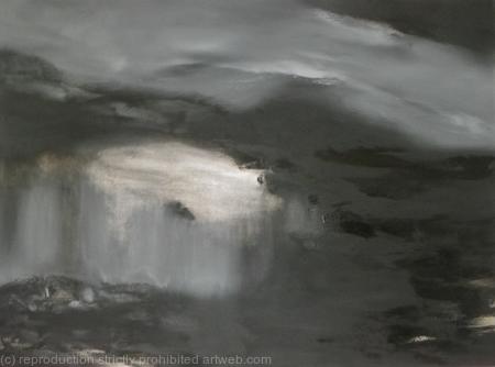 Abstraction in Monochrome 'Light in the Darkness #8