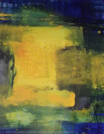 Summertime Yellow with Prussian Blue