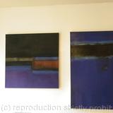 Colourfields When Black Blue & Brown got Together Left  .