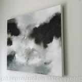 'Abstraction in monochrome 'Hidden Forces'