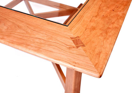 Butterfly Through Wedged Tenon Detail