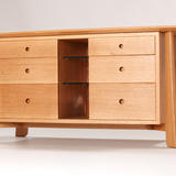 Cabinet with central display 