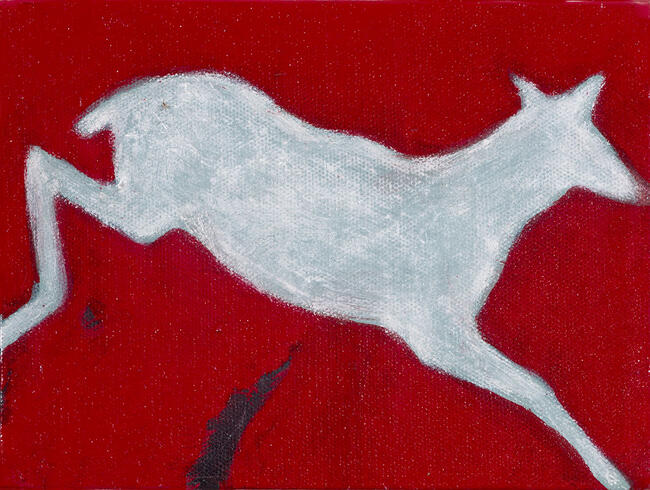 Leaping Doe