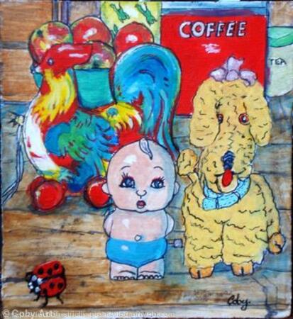 Friends at the kitchen table. 