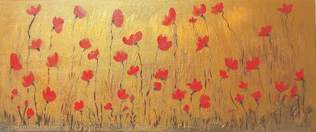 Gold Poppy Field