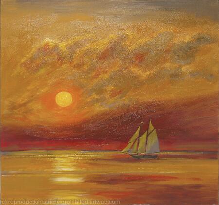 Golden Galleon Sunset