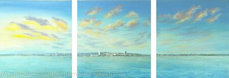 Evening Across the Solent