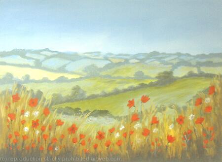Hillside Poppies