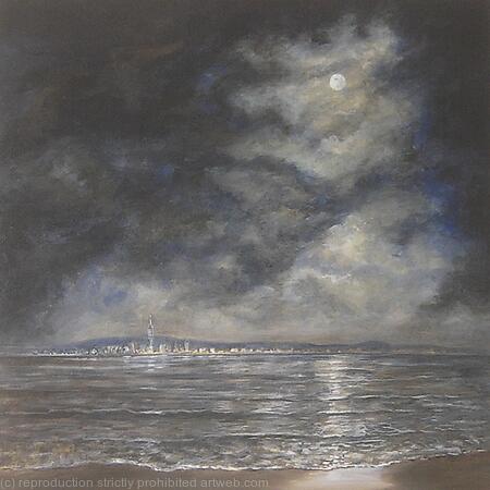 Moonlight on the Sea