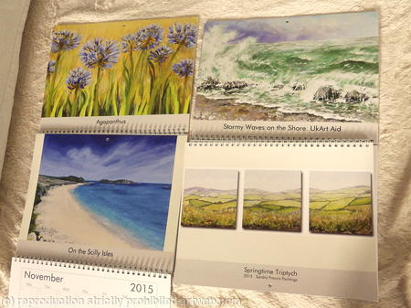 2015 calendar Sandra Francis Paintings