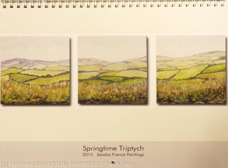 2015 calendar Sandra Francis Paintings