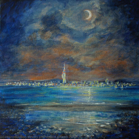 Sea City by Moonlight