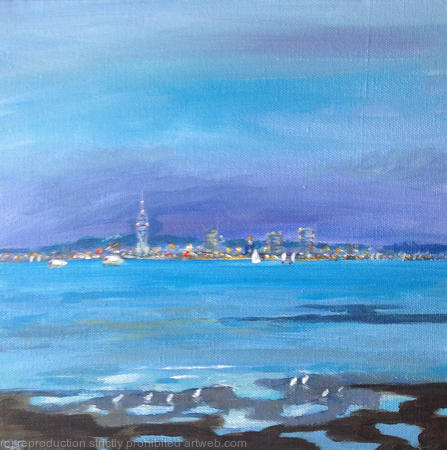 Spinnaker Tower by twilight