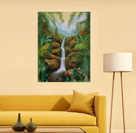 Jungle Waterfall Memory 