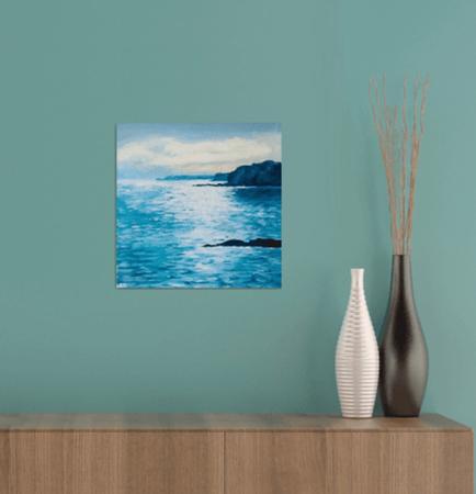 Winter Sunshie at High Tide in a room setting 