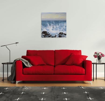 Crashing Waves in the Mornng 