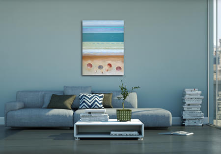 Shell abstract in room 