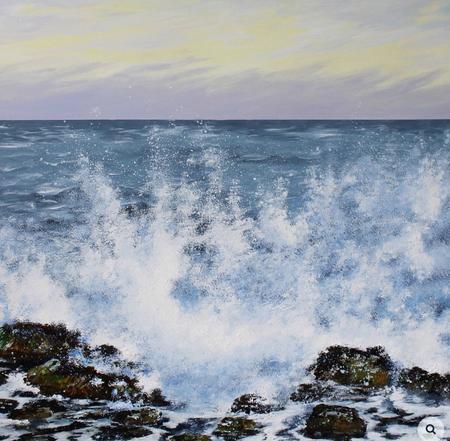 Sea Spray on the Rocks 