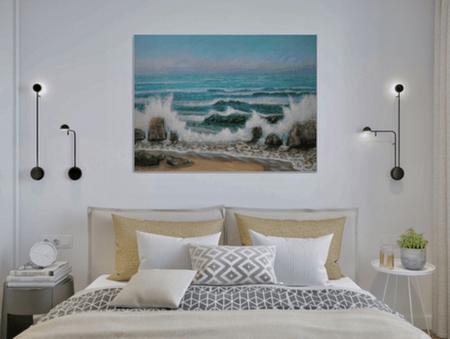 Waves on the Rocky Shore 